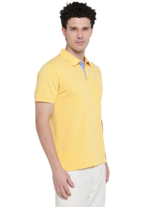 Image of AMERICAN CREW Polo Collar T-Shirt for Men with Pocket