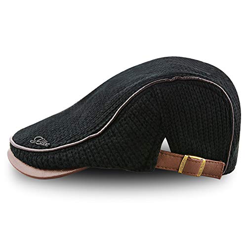 Image of M MOACC Men Beret Hat Cotton Adjustable Newsboy Hats Cabbie Gatsby Cap Driving Flat Caps