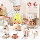 Foto di Cucina giocattolo per bambini con macchina del caffe e accessori, utensili e giochi per bambini 3 anni, regalo perfetto bambina e bambino 3 4 5 6 7 8 anni