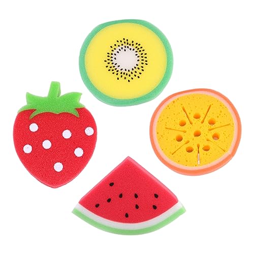 4 個 子供用入浴ボール 垢すり シリコーン バックスクラバー 垢擦り タオル あかすり グッズ 垢すりブラシ お風呂 あかすり ブラシ スポンジ 赤 新生児