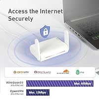 GL.iNet GL-SFT1200 (Opal) Mobile Reise-Router, AC1200 WiFi Router, VPN Mobiler WLAN Router Mobil, Pocket WiFi, 3X Gigacube Port, Travel WLAN Access Point for Glasfaser Modem, Openwrt/Wireguard/Home – Ansicht 6