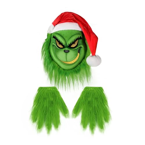 [Diki Home] NX}X O` }XN The Grinch Mask NX}XD_I^NRXvʔ}XNAT^N[XMtg}XNAO[X^[O`}XNnEBz[I^N ʂݎܕt (T^}XNXq+