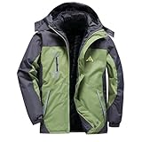 Forro Polar Impermeable Hombre Chaqueta De Montaña Vellón De Los Hombres Chaqueta De Esquí Caliente Multi-Bolsillos Hombres Chaquetas Militar Táctico Softshell Vellón Invierno Al Aire Libre Sudadera