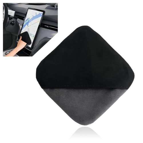vvag Car Screen Cleaner for Display, Foldable 4.13"x4.13" Microfiber Non-Scratch Cleaning Pad Wipe Cloth, Interior Car Accessories for Dashboard LCD Touchscreen