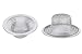 2 Pcs Mesh Sink Strainer Hair Catcher Stopper Bathtub Stainless Steel Shower Drain Hole Filter Strainer