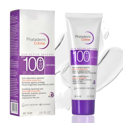 Protector solar SPF 100, protección solar deportiva, bloqueador solar para cara y cuerpo, Ultra UV Sunscreen SPF 100 Factor de protección, resistente al sudor Refrescante, No Graso y Pegajoso (1)