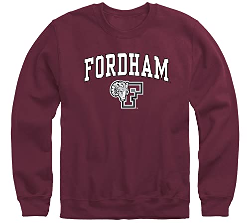 Barnesmith Fordham University Adult Unisex Crewneck Sweatshirt, Spirit, Maroon, Medium #TOP20