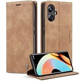 GoodcAcy Handyhülle für Oppo Realme 10 Pro Plus 4G Hülle Premium Lederhülle Klappbar Flip Hülle Tasche Magnet Kartenfach Standfunktion Schutzhülle für Oppo Realme 10 Pro Plus 4G - Braun