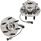 Detroit Axle - 2 Front Wheel Bearing Hubs for Chevy GMC Silverado Sierra 1500 Tahoe Suburban Yukon XL Cadillac Escalade ESV XTS, Wheel Bearing and Hub Assembly Set Replacement Pair Hubs