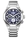 Produktbild Citizen Eco-Drive Herrenuhr Solar Chronograph Titan Blau CA4691-59L