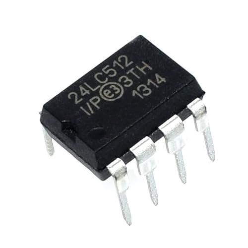 AUJAN 10 pz/Lotto 24LC512-I/P 24LC512 Dip-8 IC