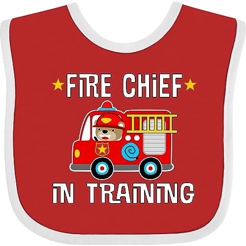 inktastic Future Fire Chief in Training Baby Bib