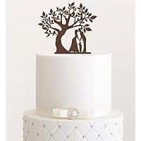 Figura per torta nuziale con rosa di 16 cm per 17,50