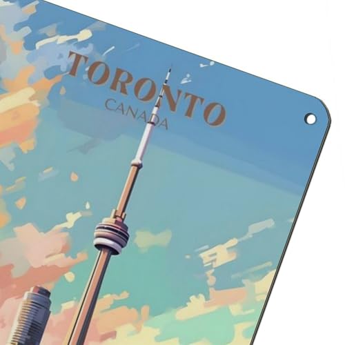Poster Canada métal 20x30 cm - Idée cadeau originale rétro - 6