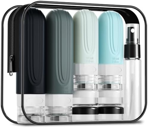 Amazon.com: 18pack Travel Bottles for Toiletries,TSA Approved Silicone