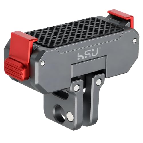 HSU DJI Osmo Action 6/Nano��p �A���~���N�C�b�N�����[�X�}�E���g ���C�A�_�v�^�[ 1/4�l�W���t �I�Y�� �O�r�Ή� | �}�O�l�b�g�� ���b�`�}�E���g �N�C�b�N�����[�X�A�_�v�^�[ �A�N�V�����J�����}�E���g �J�����z���_�[ �J�����p�A