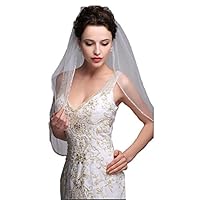 Algopix Similar Product 12 - ZXCVBNM Muslim Bridal Veils Fashion