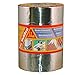 Sika Multiseal Aluminium, Bande d'étanchéité autocollante résistante à la déchirure, aux intempéries, multi-supports, 150mm x 3m
