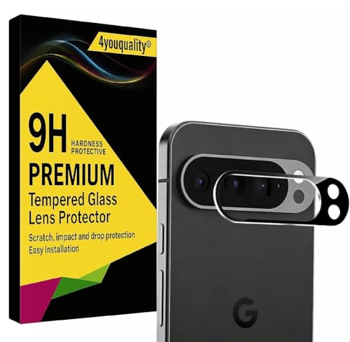 Image of 4youquality Back Camera Lens Protector Compatible with Google Pixel 9 Pro (1 Pack) | 9H Tempered Glass Camera Guard | Military-Grade Anti Scratch Protection | Ultra Clear HD Lens Film | Bubble-Free Easy Installation | Case Friendly