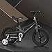 FQCD Kids Bike, della Ragazza Bambini Bambini Bici Bicicletta Bambino del Ragazzo con Il Freno a Mano e Carrello for 3-9 Anni Toddle con parafanghi con la Rotella di Formazione 12-14-16 Pollici