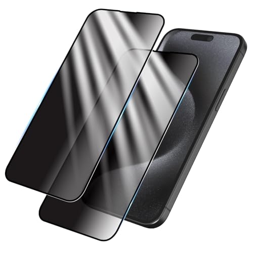 CasurvivePro [2 Pack Privacy Screen Protector for Xiaomi Redmi Note 12 Pro Plus 5G Privacy Glass Full Coverage Anti Spy Tempered Glass Protective Film Black&2