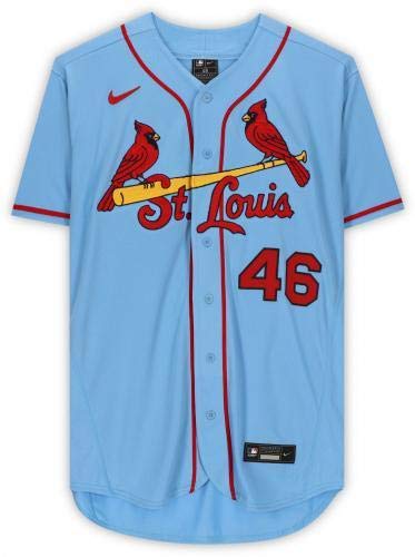 Framed Paul Goldschmidt St. Louis Cardinals Autographed Powder Blue Nike Authentic Jersey - Autographed Mlb Jerseys #TOP2