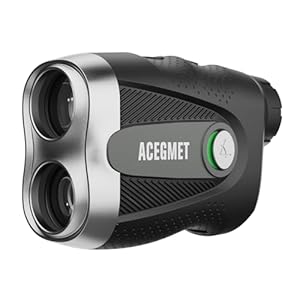 ACEGMET PF2C Golf Rangefinder with Slope, 0.3s Flag Pole Locking Vibration, Â±1yd Accuracy,Rechargeable Laser Range Finder Golf with Magnetic, Golf Accessories for Men