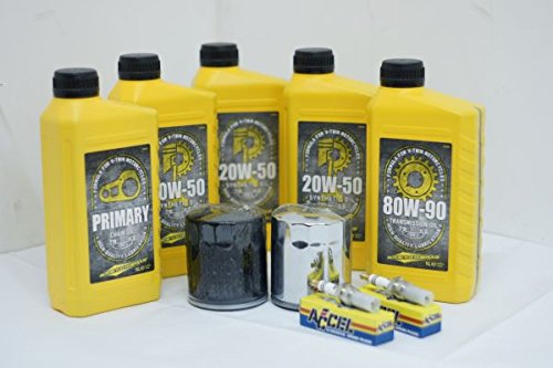 GZM Synthetic Oil Change Kit 20W50 3L für Harley Davidson Dyna Touring Softail Twin Cam Big Twin