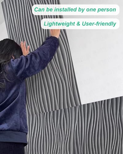Panel de pared para sala moderna Vibeo paneles decorativos ondulados 3D amarillos para interior 5