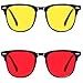 Gafas Luz Azul Hombre y Mujer Set 2 | Rojas Bloqueo | Anti-Azul | Filtro