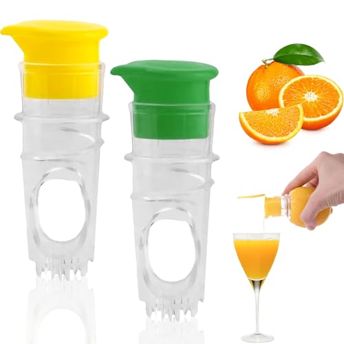 NCTNCX 2 exprimidores de limón, exprimidor manual, exprimidor manual, adecuado para limones, naranjas y otros tipos de cítricos, más fácil de usar (2)