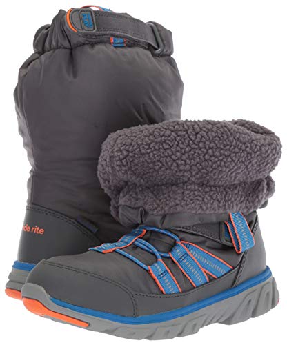Stride Rite Boy's And Girl's Machine Washable Snow Boot, Grey, 4 Wide Toddler #TOP7