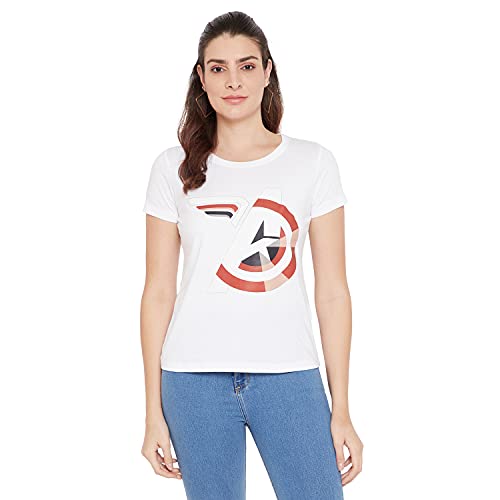 Image of Marvel Women Round Neck Short Sleeves T-Shirt