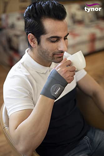 TYNOR Wrist Brace with Thumb, Grey, Universal Size, 1 Unit - Image 5