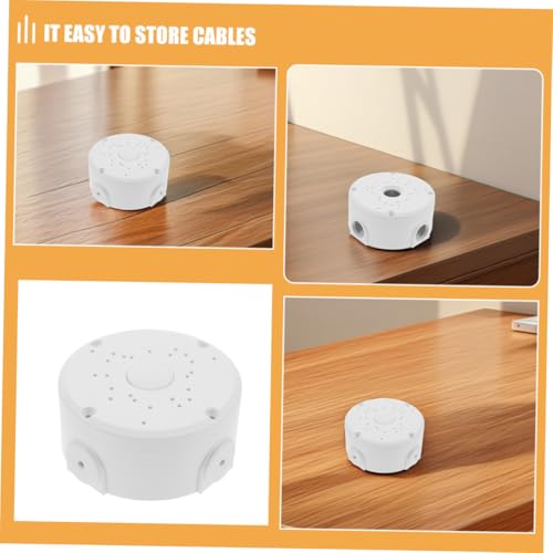 Boîte de jonction caméra étanche UKCOCO lot de 4 pour protéger vos câbles extérieurs - 7