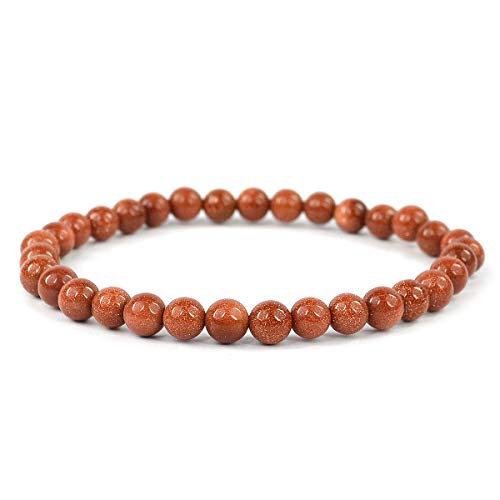Image of Reiki Crystal Products Natural Crystal Stone Bracelet 6 mm Round Beads for Men & Women | Gemstone Jewellery Bracelet | Reiki Charged | Multiple Stone Variants Available