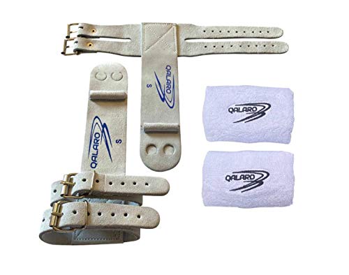QALARO Double Buckle Grips for Girls Gymnastics | Dowel...