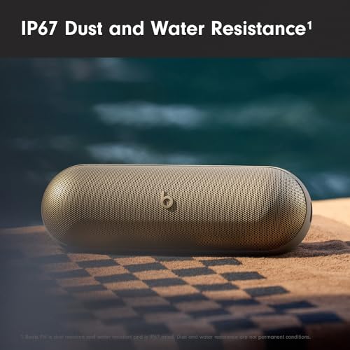 image for Beats Pill - Portable Bluetooth Speaker- Up to 24H Battery Life, Water