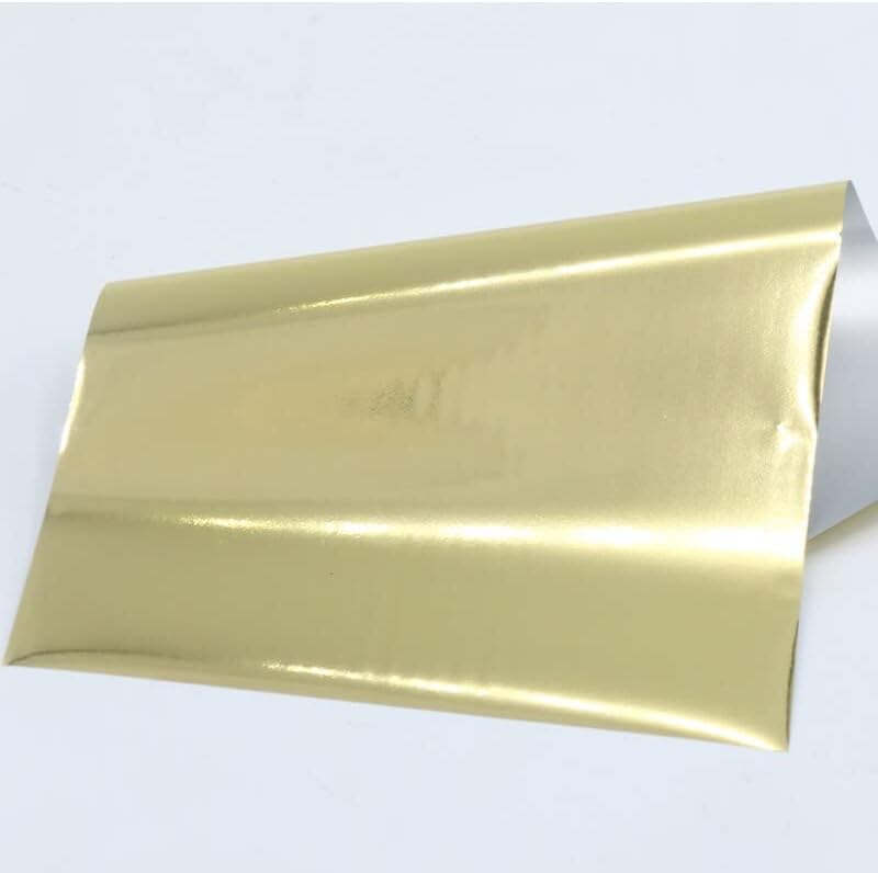 Light Gold Stamping Foil Paper Holographic Transfer Laminator Foil for Art Craft Christmas Card - (Color: green 50pcs)