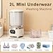 Underwear Washing Machine,Portable Washer & Spin Dryer Combo,Mini Washing Rechargeable Cordless Washing Deep Cleans Small Clothes Small Clothes for Apartment, Dorm, Travel & Hotel Use (2 L capacity)