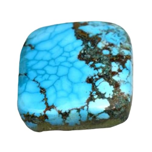 Turquoise naturelle coussin 16mm : finissez-en avec les fausses pierres pour vos bijoux
