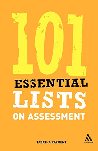 101 Essential Lists on Assessment view 2