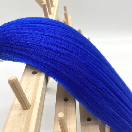 Blue Braiding Hair Pre Stretched Box Braiding Hair Kanekalon Braids Hair #TOP6