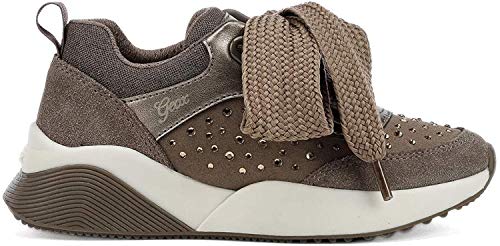 Geox J Sinead chaussures de sport beige pour fille taille junior