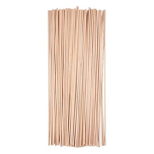 Inachevé Naturel Goujons en Bois 100 Pack (12 x 5/ 32 Inch)