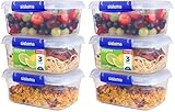 Sistema 1L Rectangle 6 Pack Klip It Plus