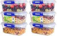 Sistema 1L Rectangle 6 Pack Klip It Plus