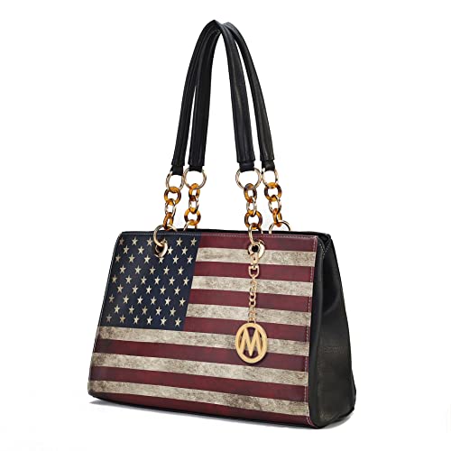 Bolso bandolera para mujer MKF Collection USA Satchel vegano miniatura 1