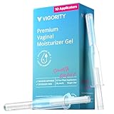Vigority Vaginal Moisturizer Gel: Long Lasting Relief for Vaginal Dryness, Irritation & Intimate Discomfort with Hyaluronic Acid & Vitamin E – Hormone-Free Feminine Care – 10 Pre-Filled Applicators
