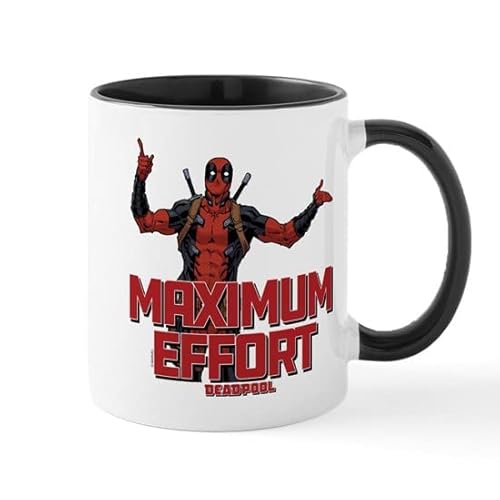 CafePress Deadpool Maximum Effort Ceramic Coffee Mug, Tea Cup 11 oz
